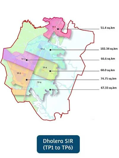 Dholera SIR TP1 to TP6 Master Plan